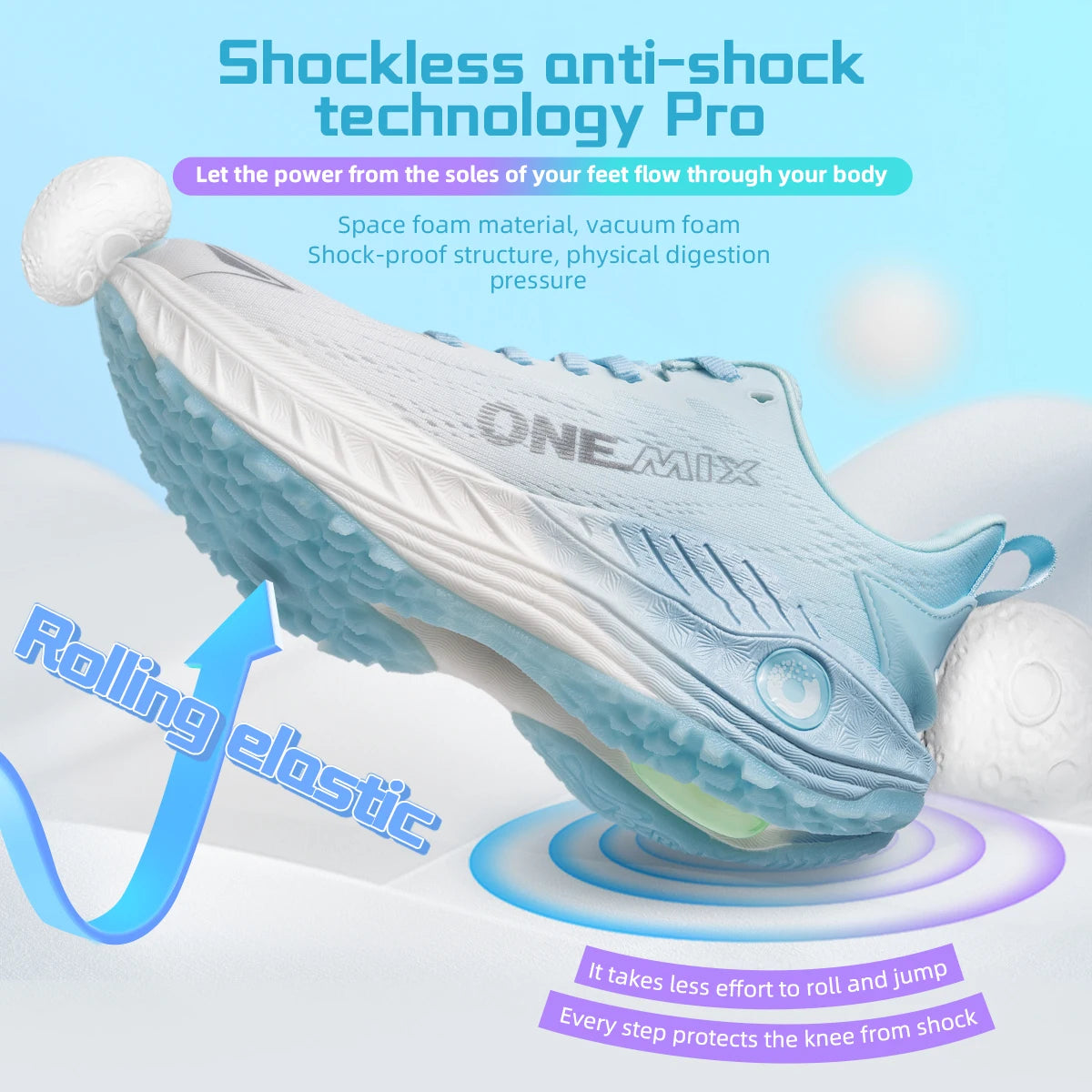 ONEMIX AirFlow Sneakers – Breathable Running & Gym Shoes